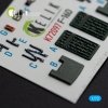 KELIK K72097 F-16D interior 3D decals for Revell kit 1/72